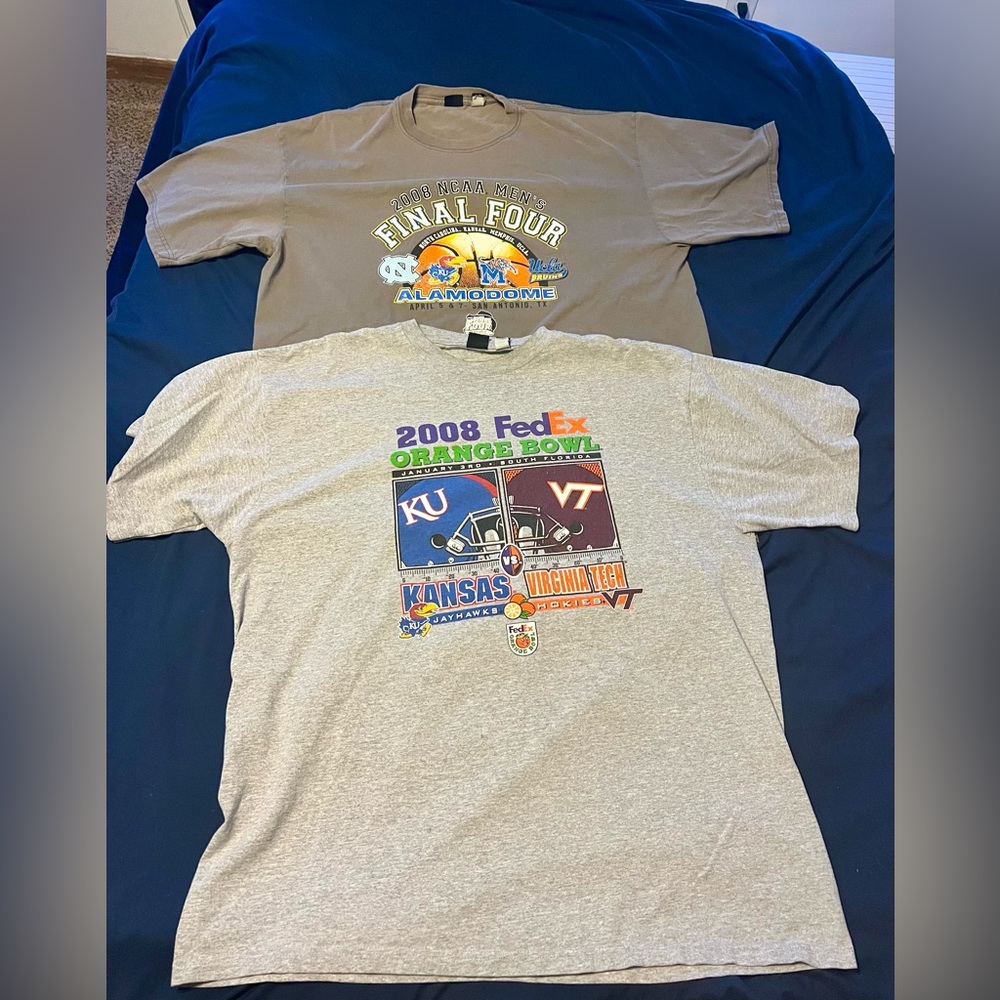 Vintage Kansas Jayhawk 2008 Shirts